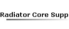 Radiator Core Support